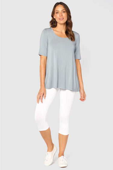 3/4 Organic Bamboo Maternity Leggings